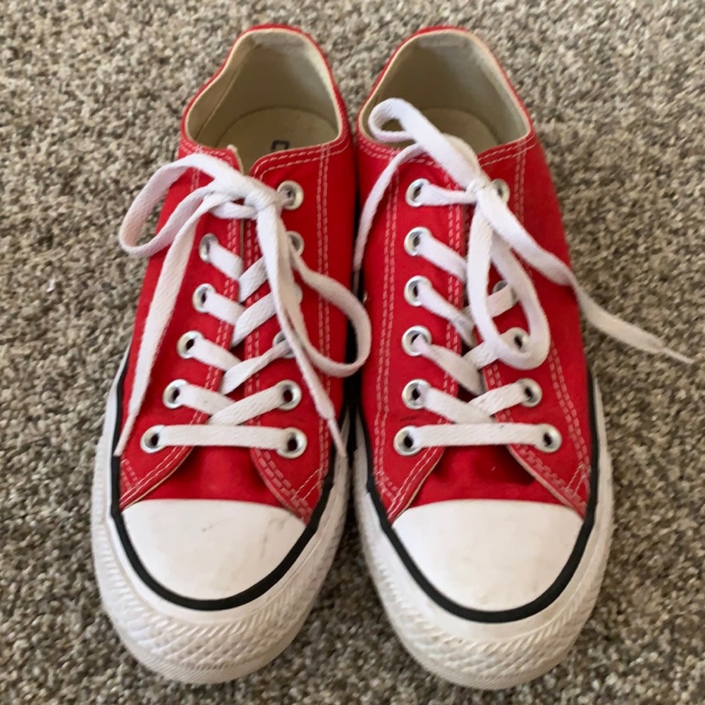 Converse Red Low Top